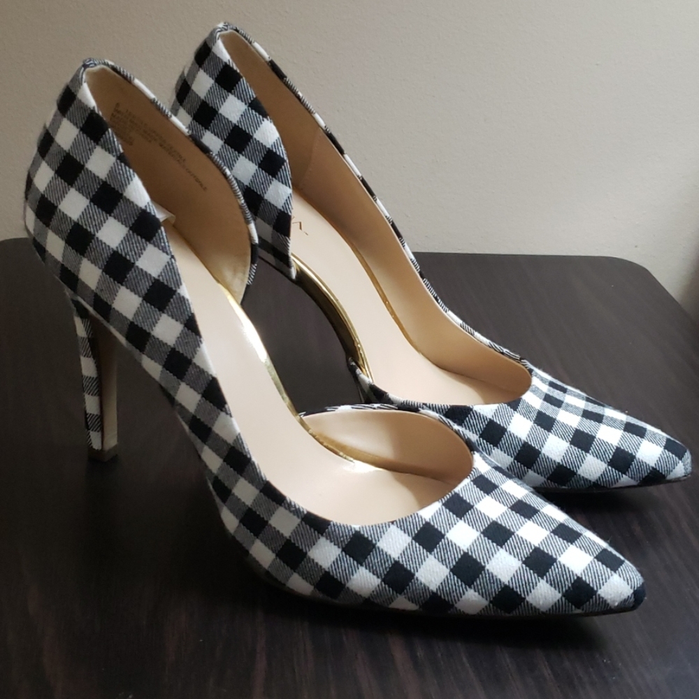 Merona black and white gorgeous heels